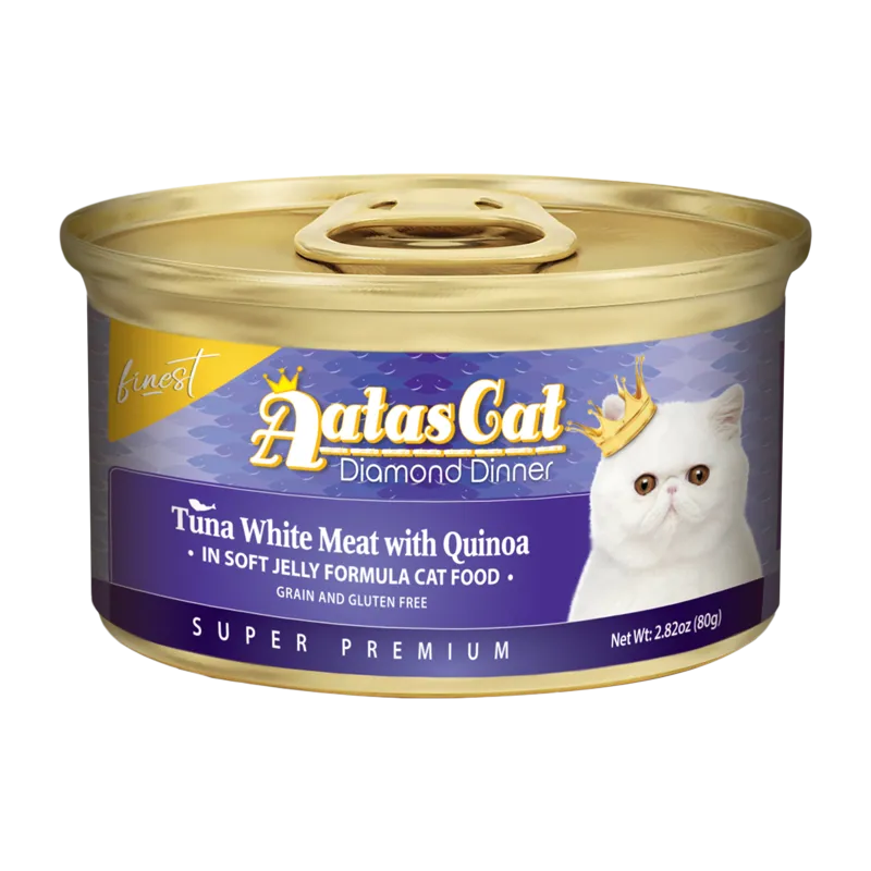 Aatas Cat Finest Diamond Dinner Tuna with Quinoa in Soft Jelly 80g