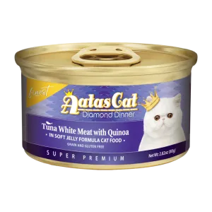 Aatas Cat Finest Diamond Dinner Tuna with Quinoa in Soft Jelly 80g