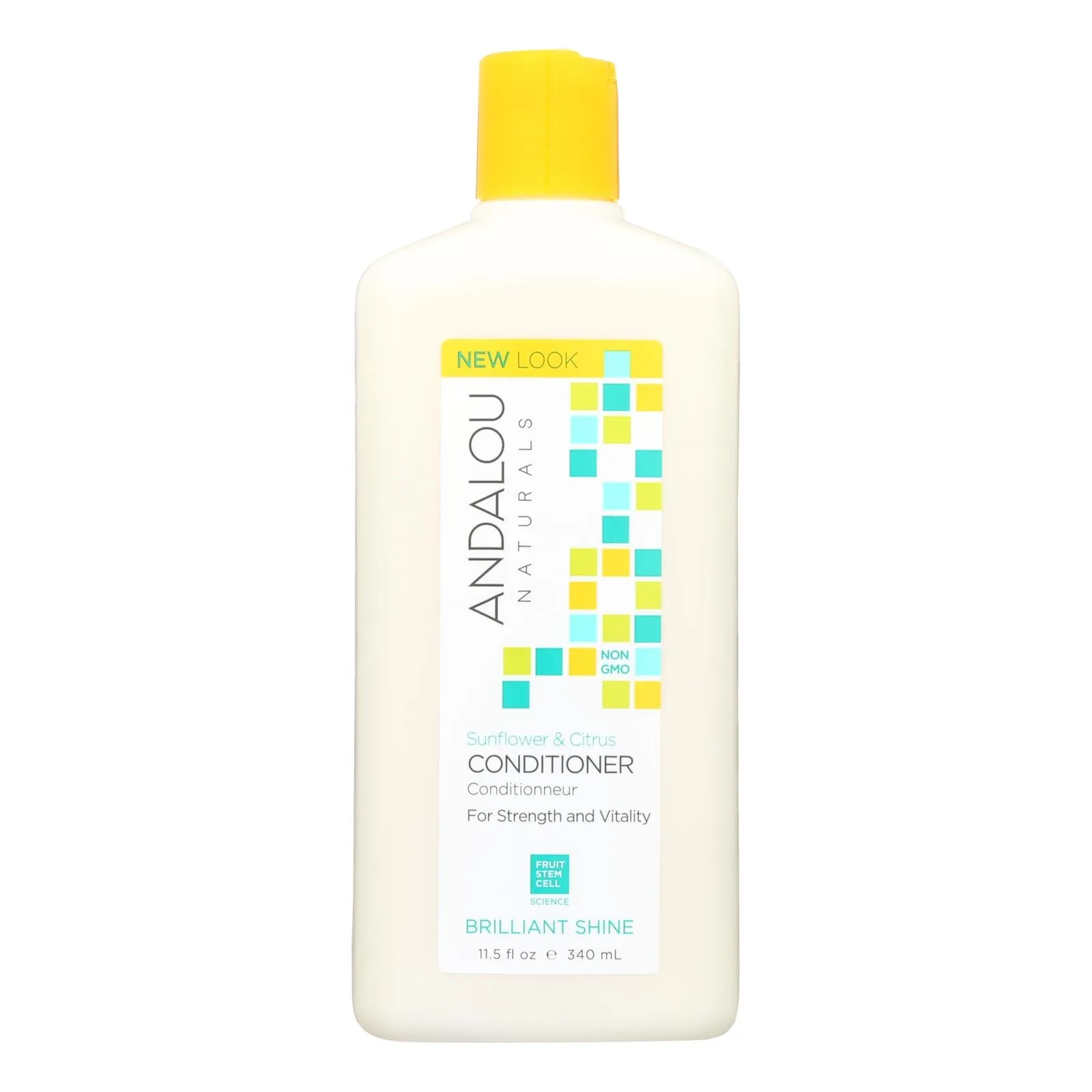 Andalou Naturals Brilliant Shine Sunflower & Citrus Conditioner (11.5 Fl Oz)