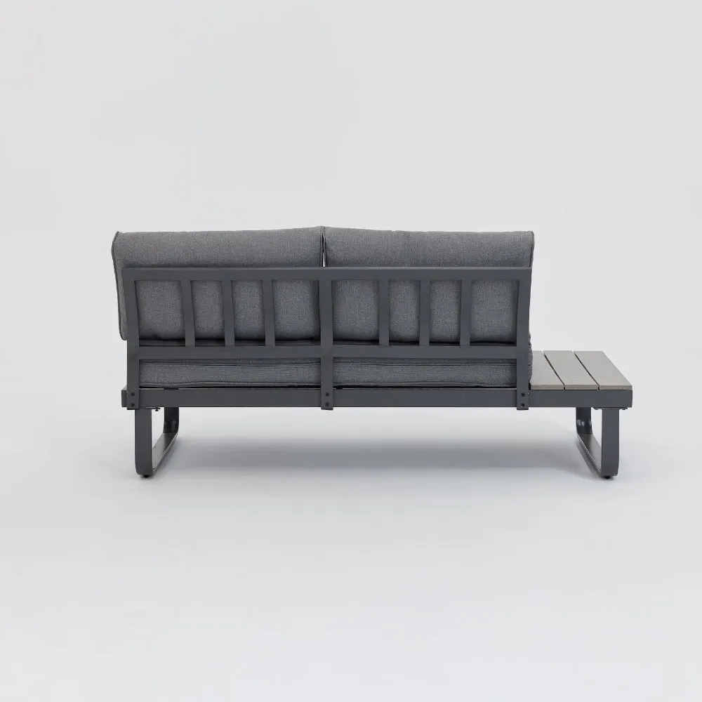 Bali Luxury Corner Garden Sofa, Grey