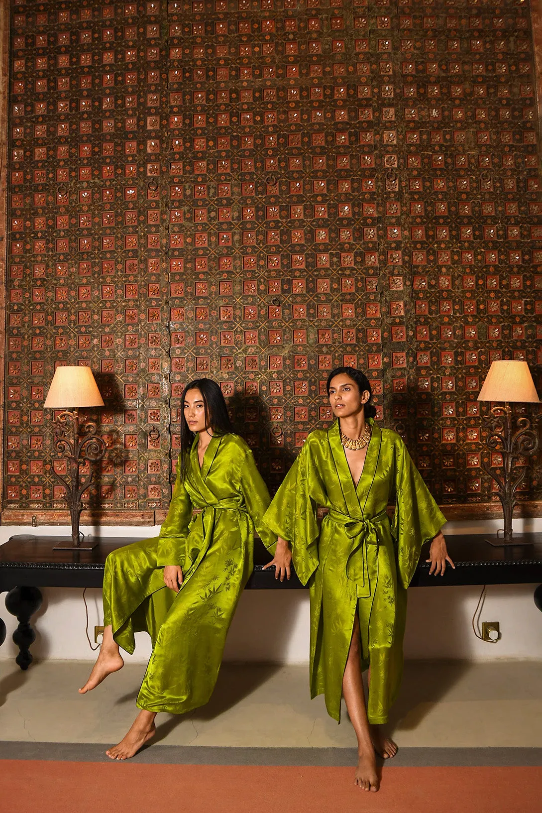 Bamboo Green Robe