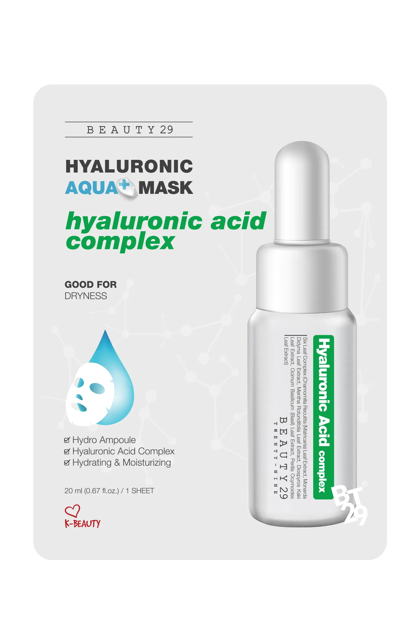 BEAUTY29 Hyaluronic Aqua  Mask