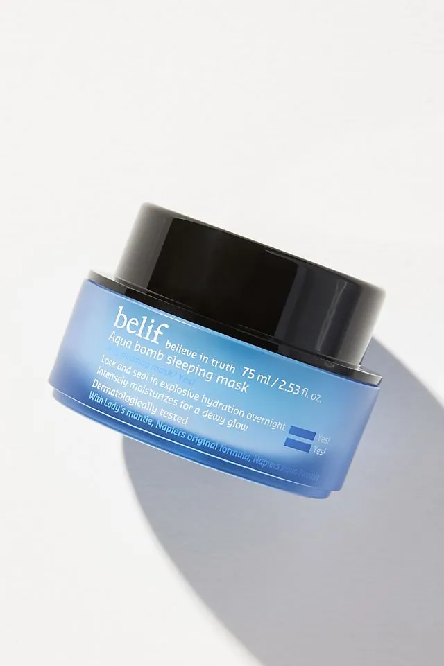 Belif Aqua Balm night mask, blue