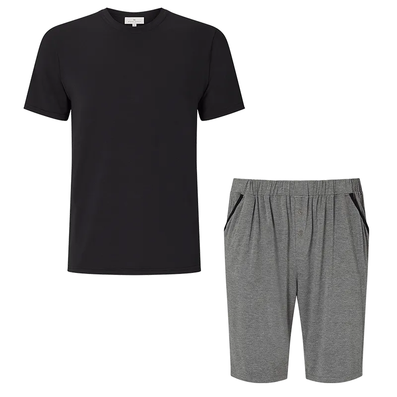 Classic Short Sleeve T-Shirt / Pyjama Short Sleep Set