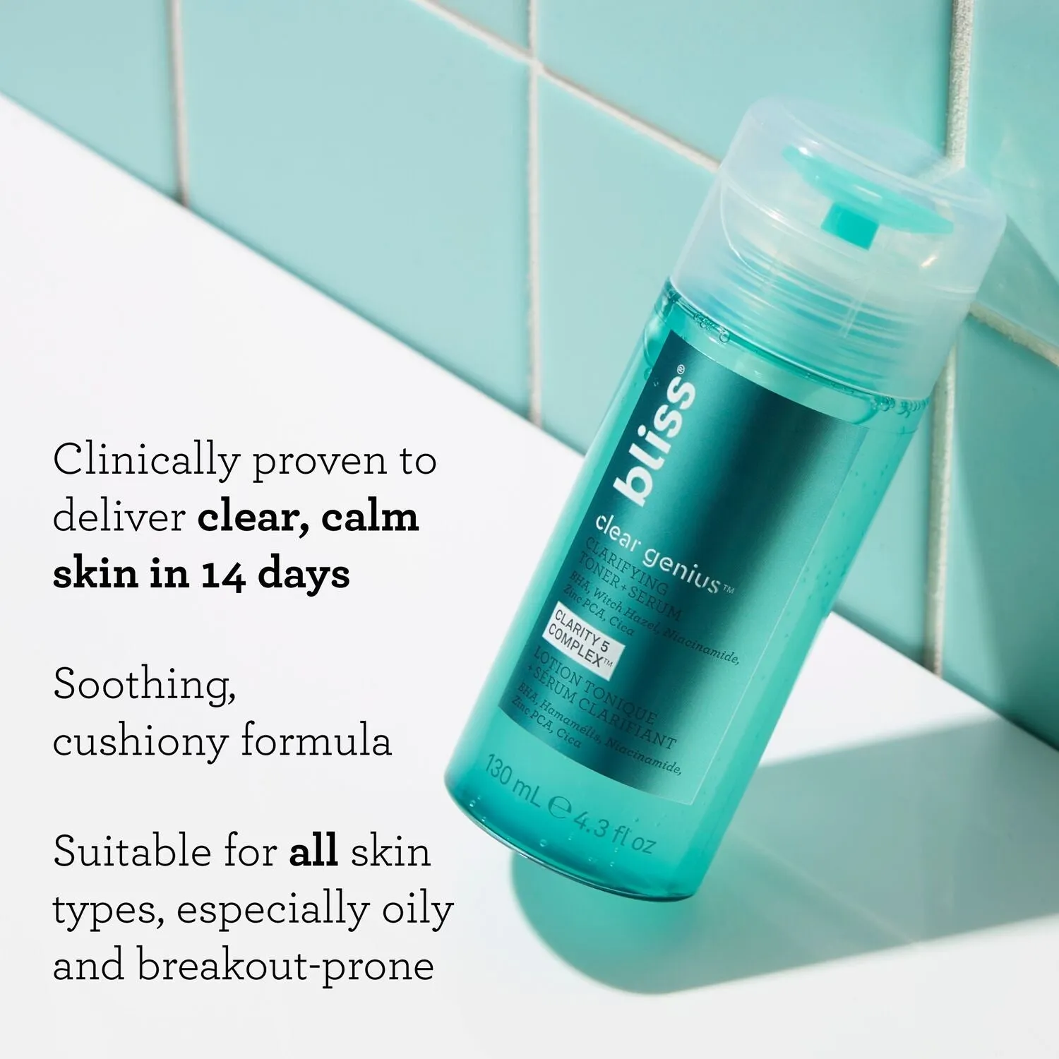 Clear Genius Skin-Calming Toner   Serum