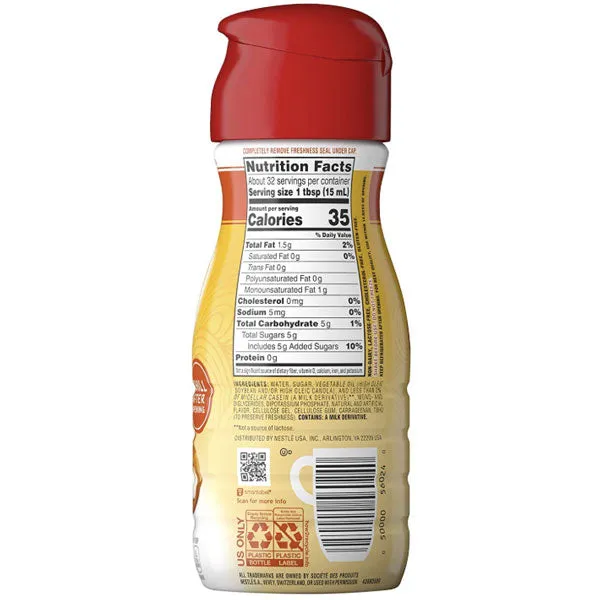 Coffee Mate Hazelnut Coffee Creamer, 16 fl oz