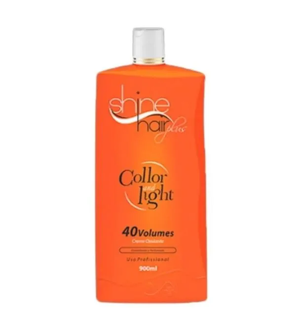 Collor Light Creamy Perfumed Oxidant Emulsion 40 Volumes 900ml - Shine Hair