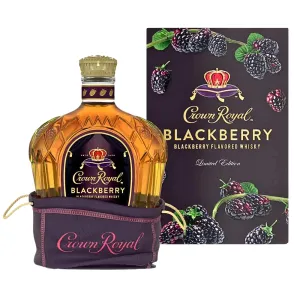 Crown Royal Limited Edition Blackberry Flavored Canadian Whisky 750ml