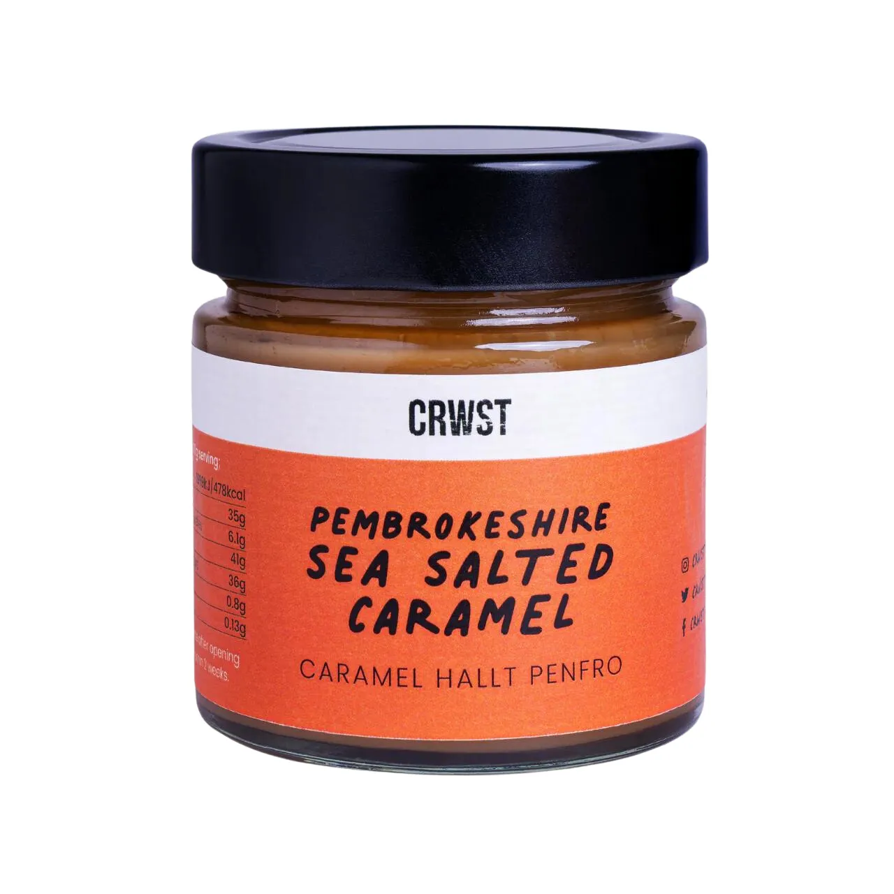 Crwst 210g Pembrokeshire Sea Salted Caramel