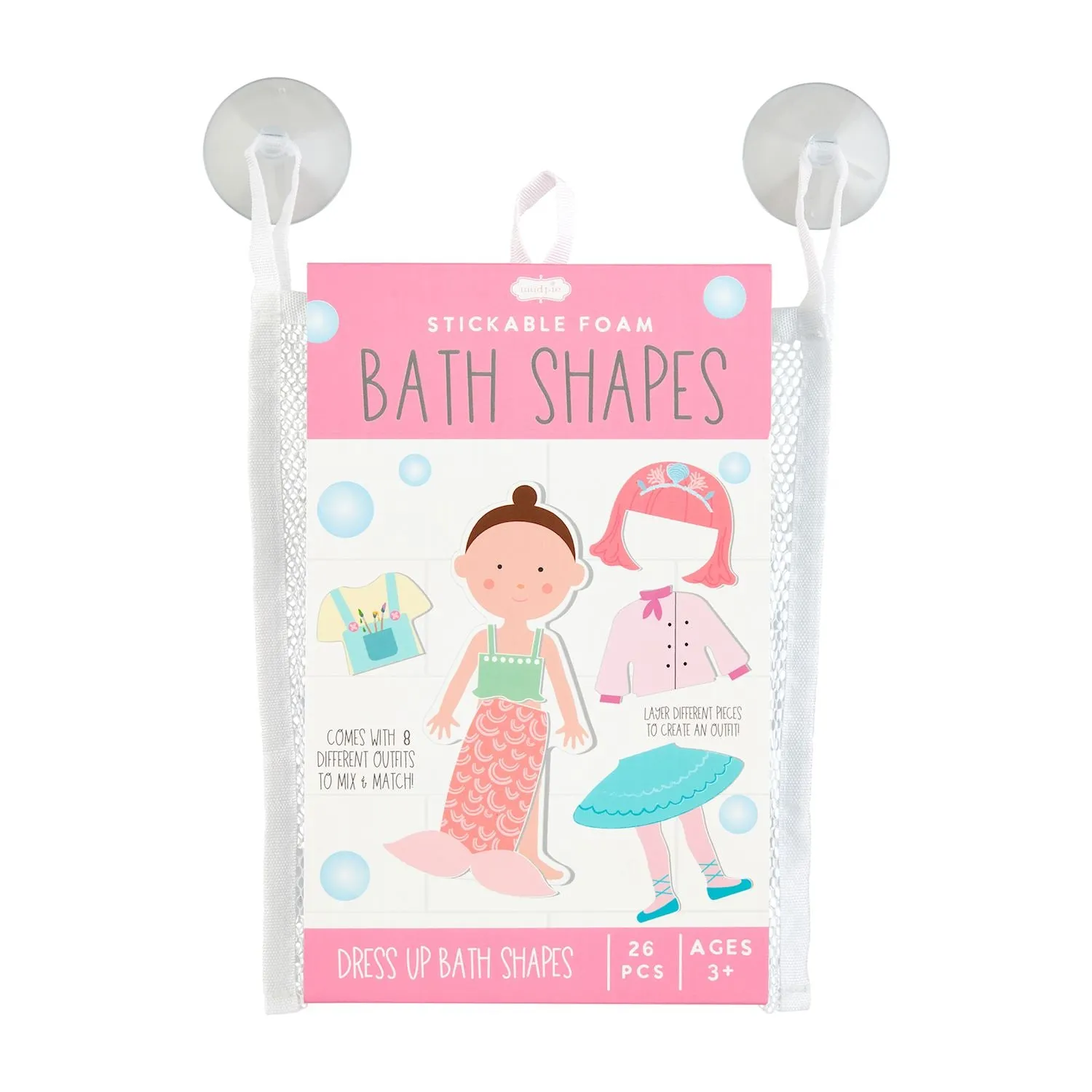 Dress Up Bath Stickable Set