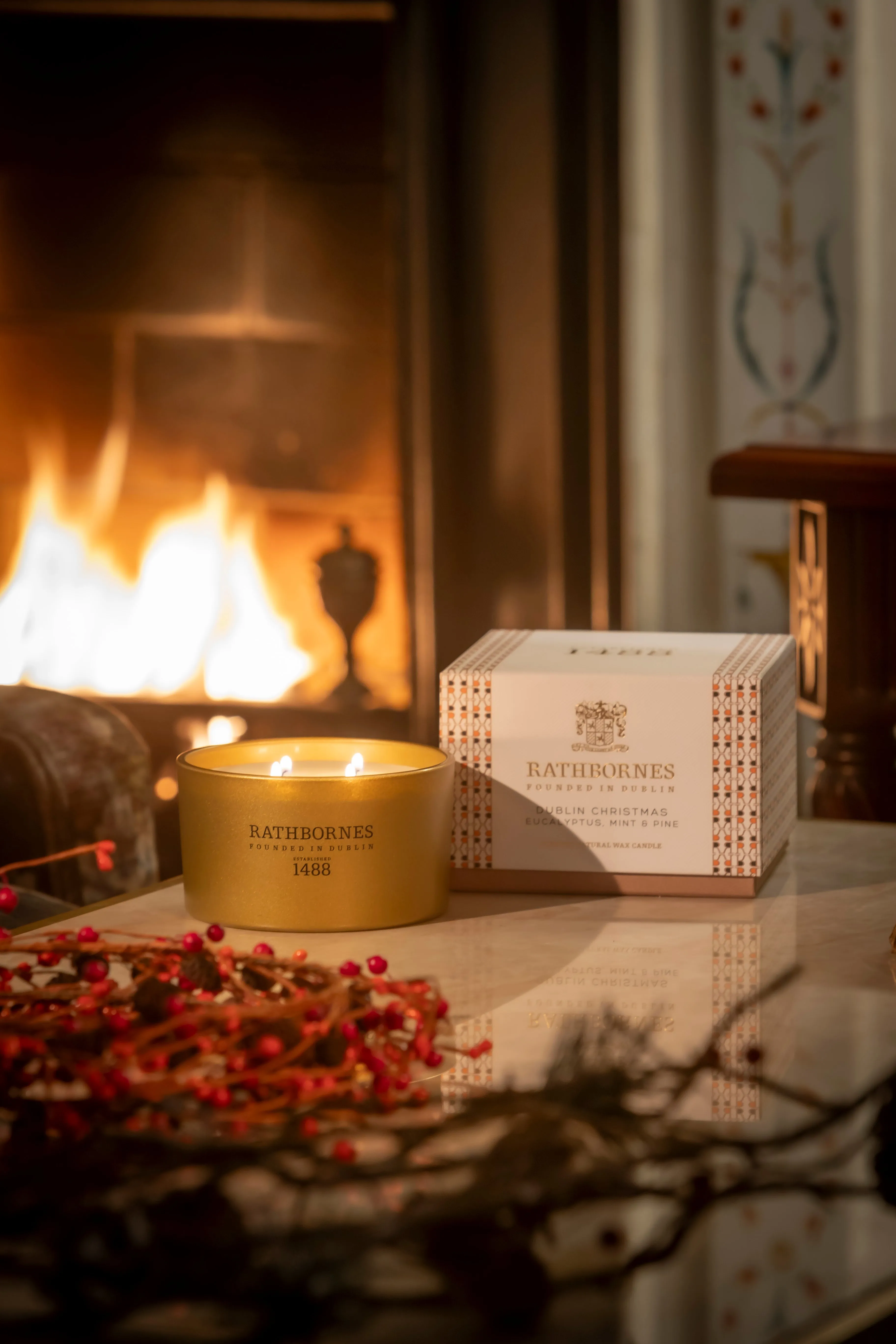 Dublin Christmas Scented Luxury Candle