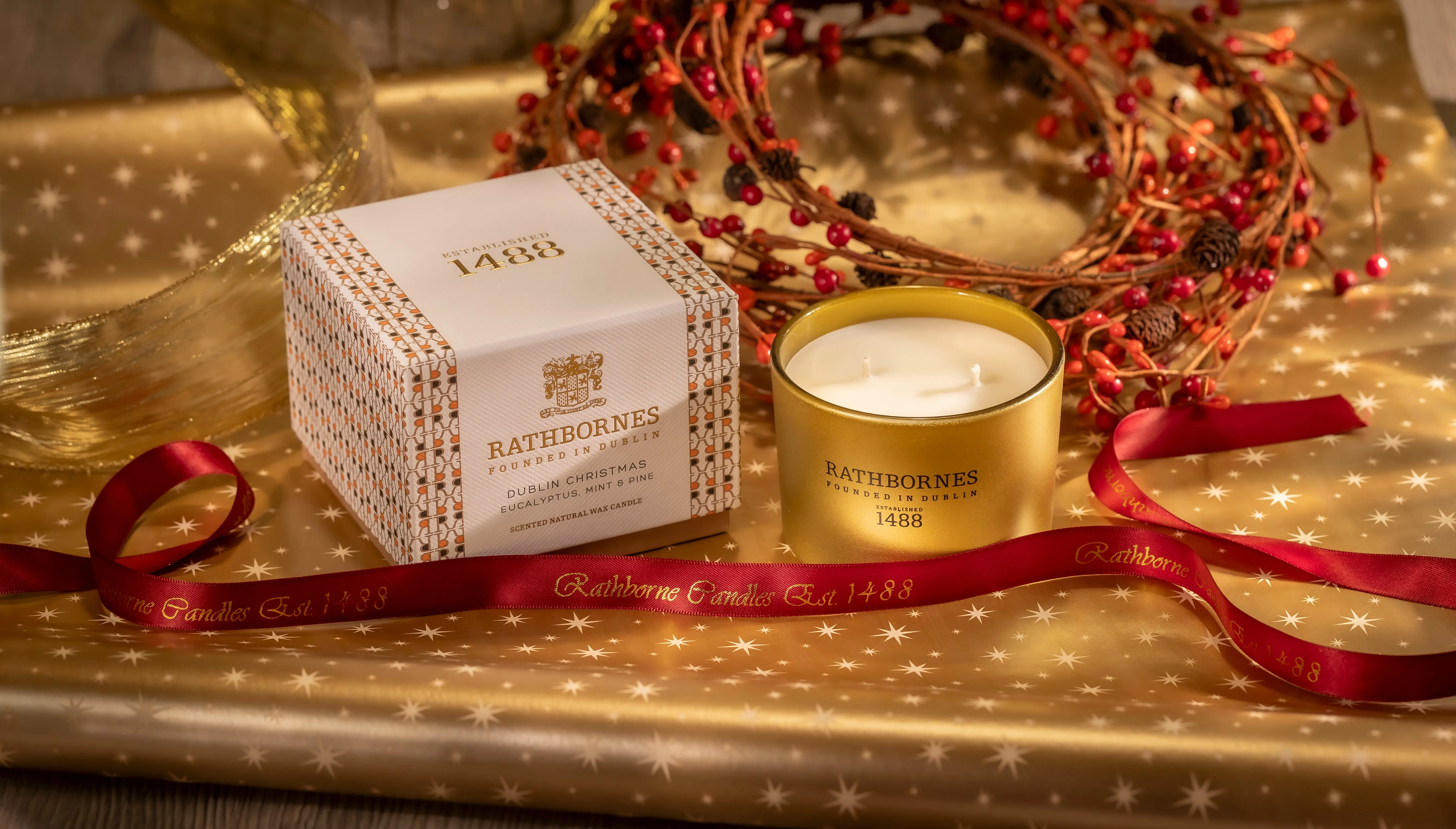 Dublin Christmas Scented Luxury Candle