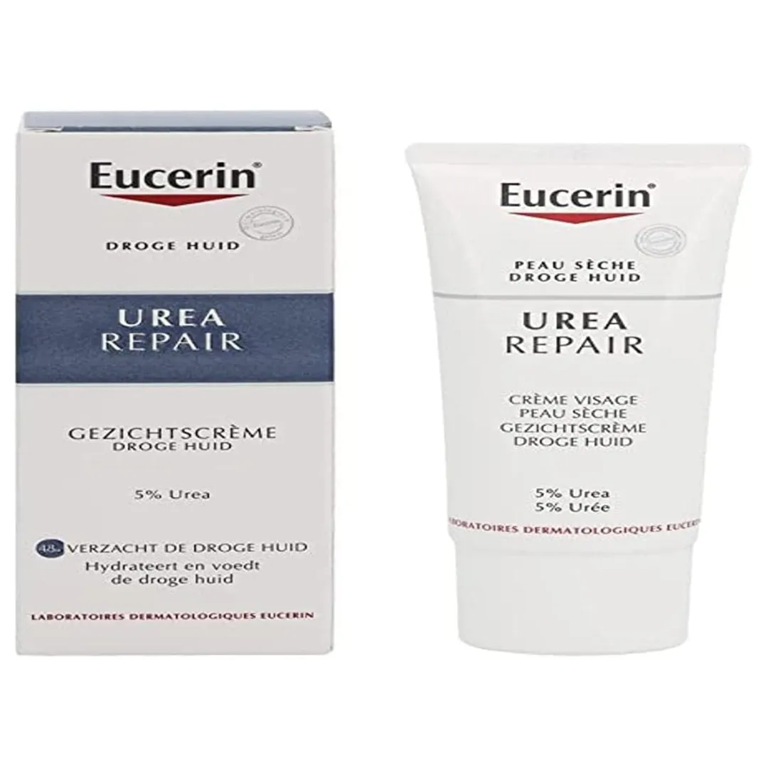 Eucerin Dry Skin Replenishing Face Cream Night 5% Urea with Lactate 50ml (T)