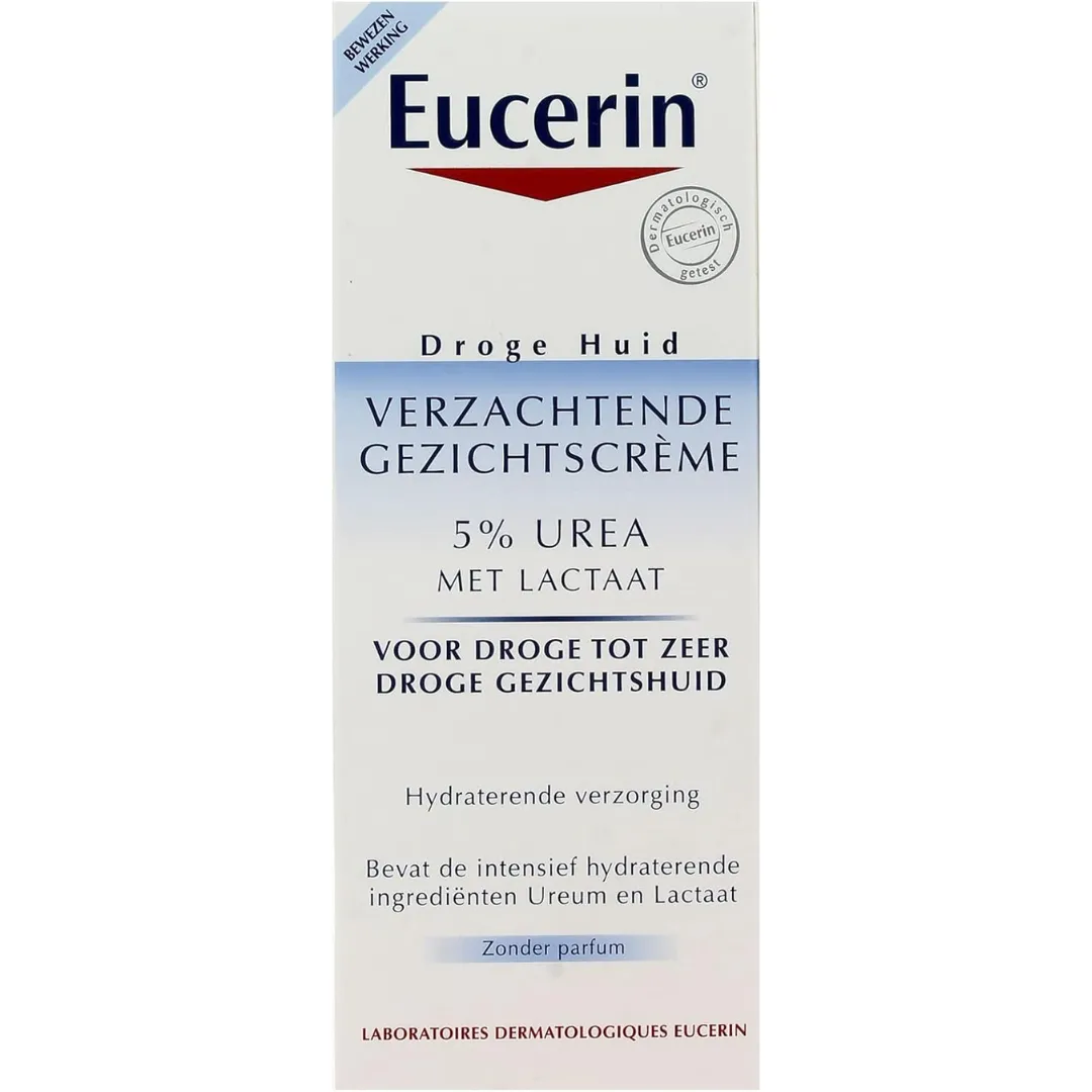 Eucerin Dry Skin Replenishing Face Cream Night 5% Urea with Lactate 50ml (T)