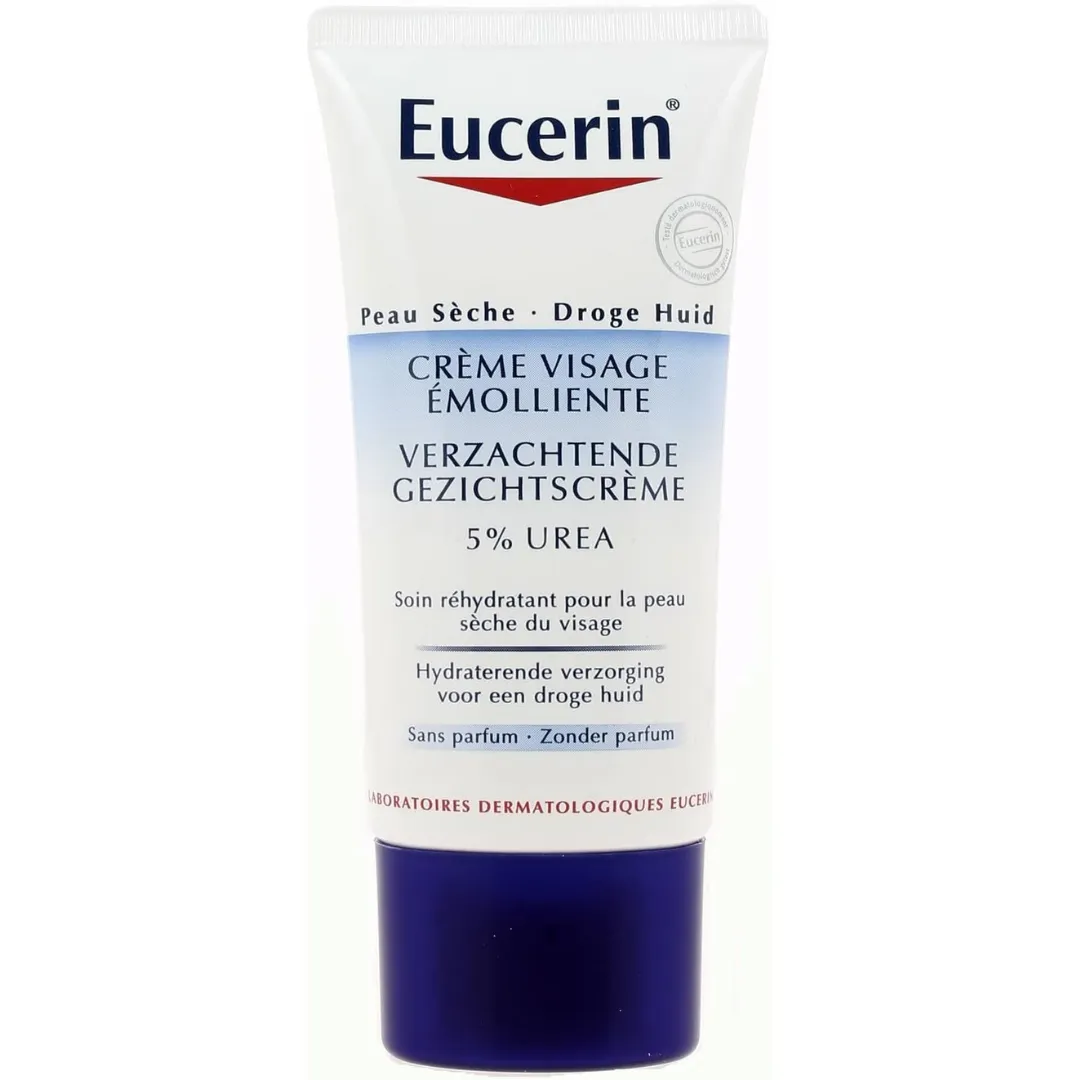 Eucerin Dry Skin Replenishing Face Cream Night 5% Urea with Lactate 50ml (T)