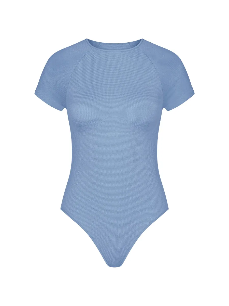 EVER Infused Camomile Short Sleeve Body - Azura Blue