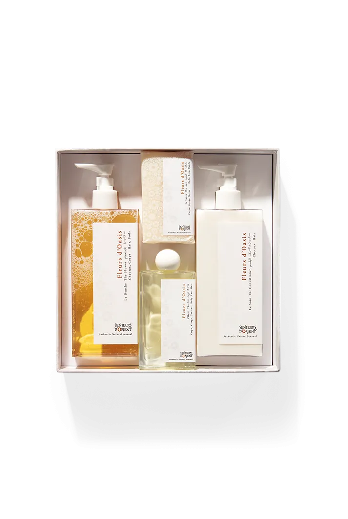 Fleurs d'Oasis Hair and Body Indulgent Gift Set