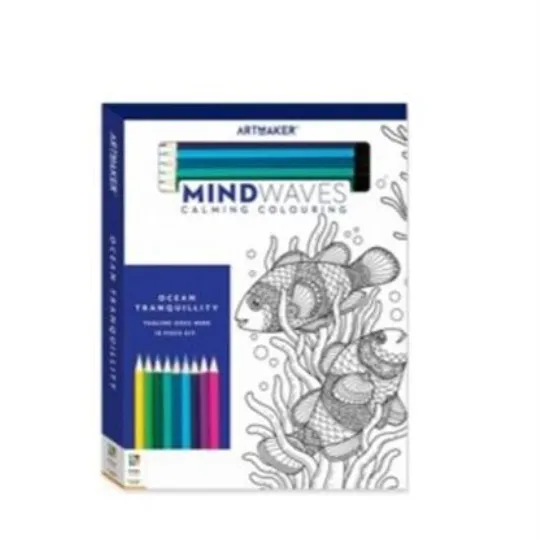 Hinkler Art Maker Masterclass: Mindwaves Calming Colouring Kit