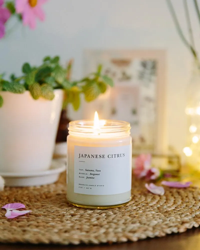 Japanese Citrus Minimalist Scented Candle