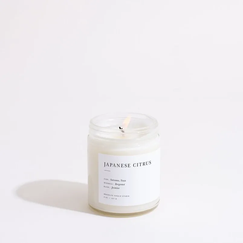 Japanese Citrus Minimalist Scented Candle