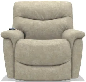 La-Z-Boy James Stucco Silver Luxury-Lift Power Recliner