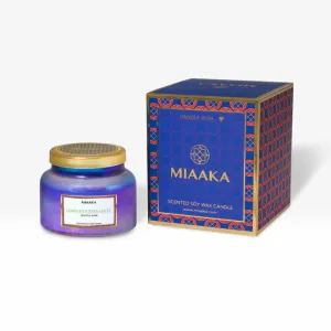 MIAAKA Blissful Jar Hand Poured Scented Candle Luminous Bergamot Fragrance 230gm