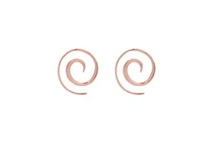 Najo Spiral Rose Gold Earring