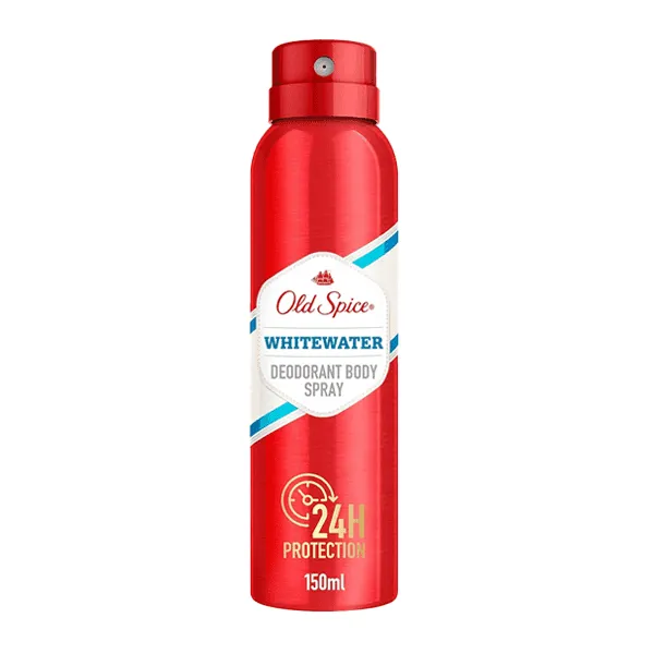 OLD SPICE WHITEWATER DEODORANT BODY SPRAY 150ML