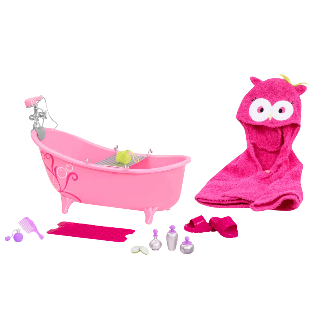 Owl Be Relaxing Bathtub Set