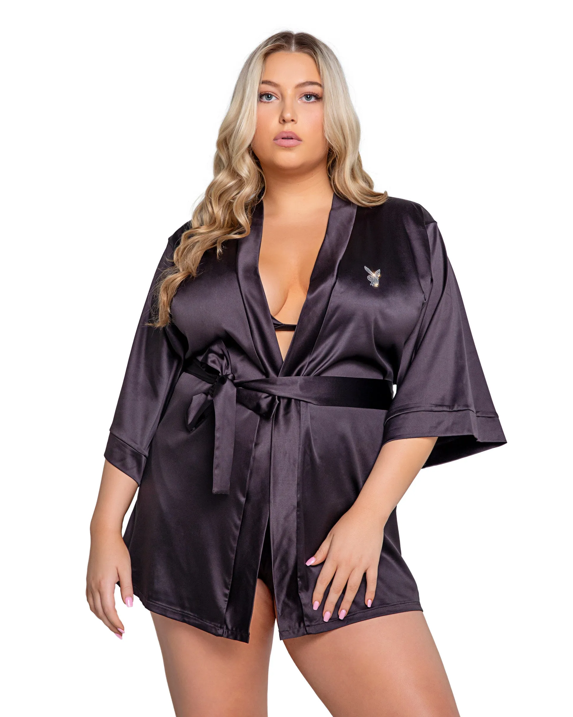 Playboy Bunny Sparkling Dressing Robe