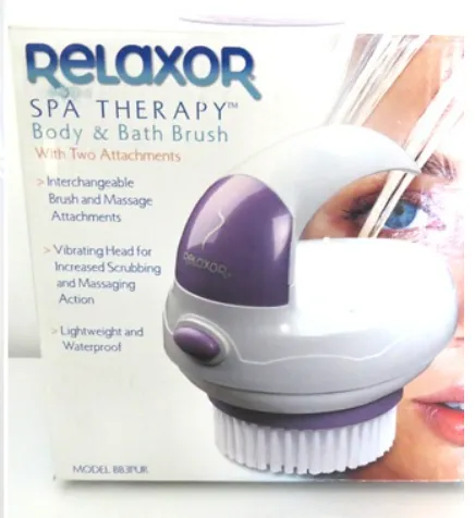 Relaxor Spa Therapy Body & Bath Brush with Two Attachments