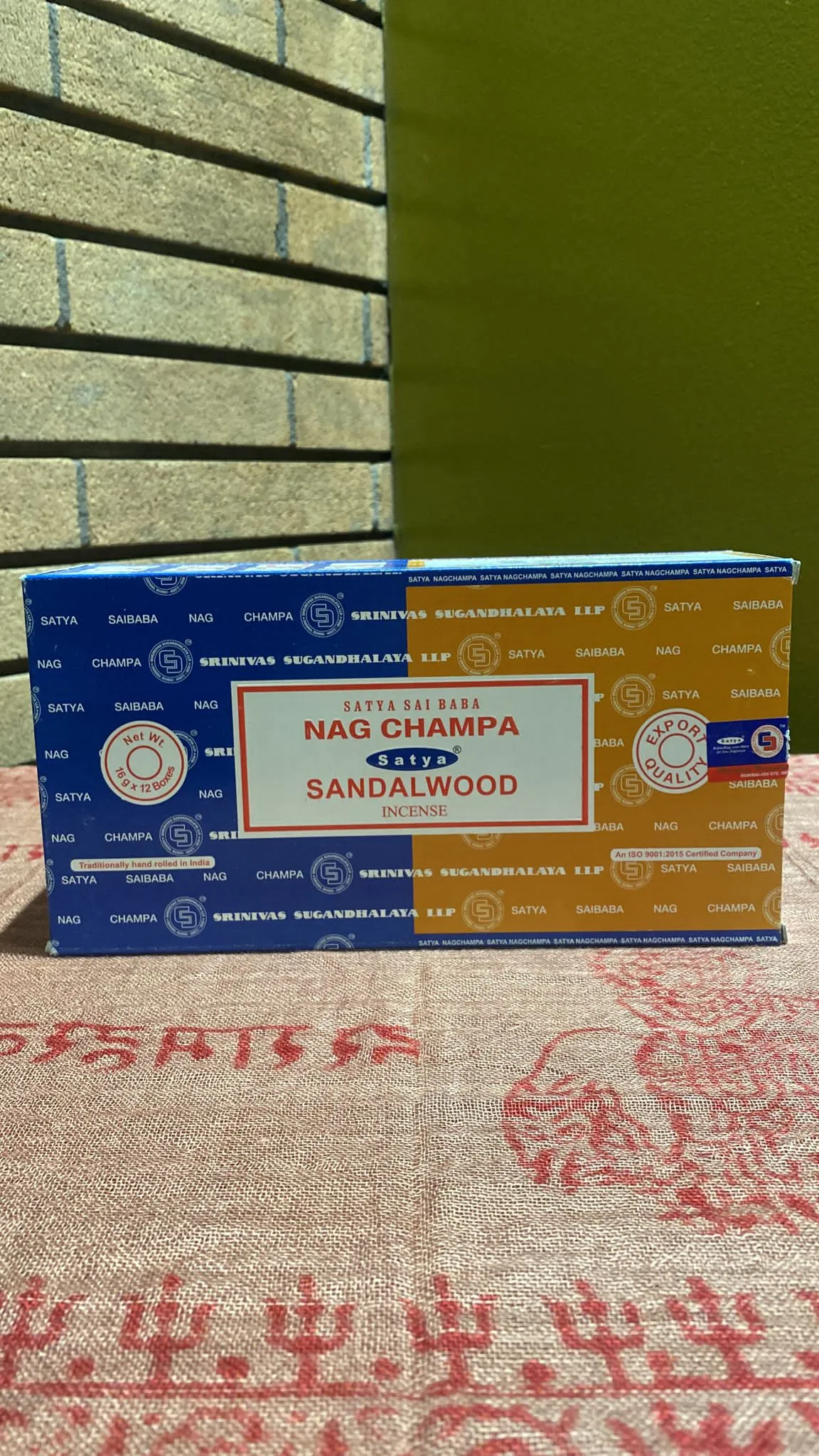 Satya Nag Champa & Sandalwood - 16 Gram Pack