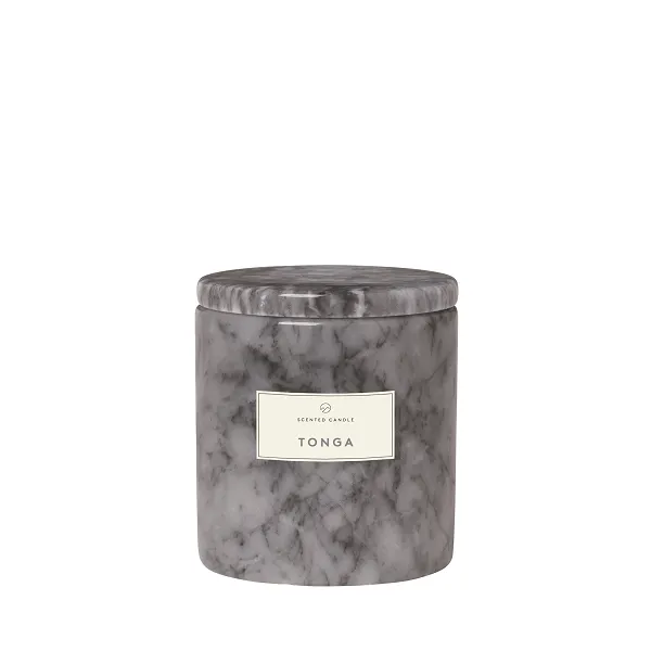 Scented Candle With Marble Container - Small