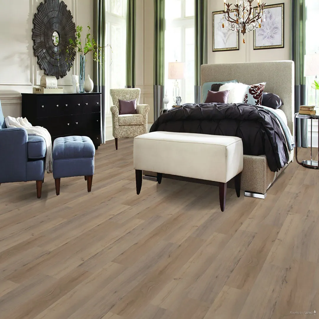 Shaw Floorte Pro Endura Plus Driftwood LVP/Metal/SPC Flooring, ArmourBead Finish Vinyl Flooring,  7" x 48" x 4.8mm Thickness (18.68SQ FT/ CTN)