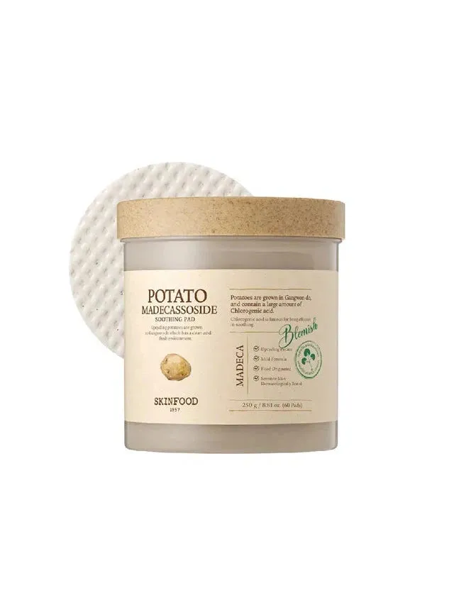 SKINFOOD Potato Madecassoside Soothing Pad