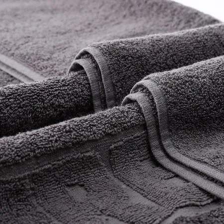 Soft Bashkir Cotton Towel size 70x140 cm Grey