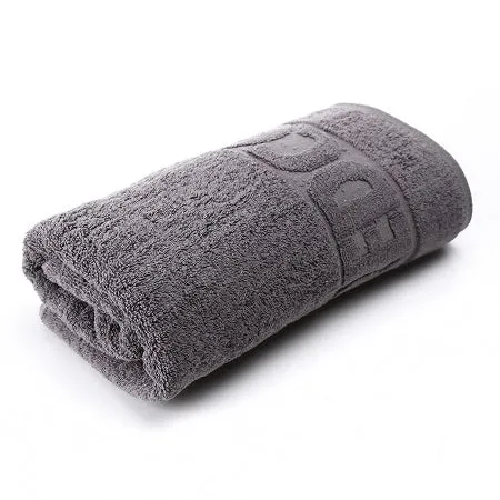 Soft Bashkir Cotton Towel size 70x140 cm Grey