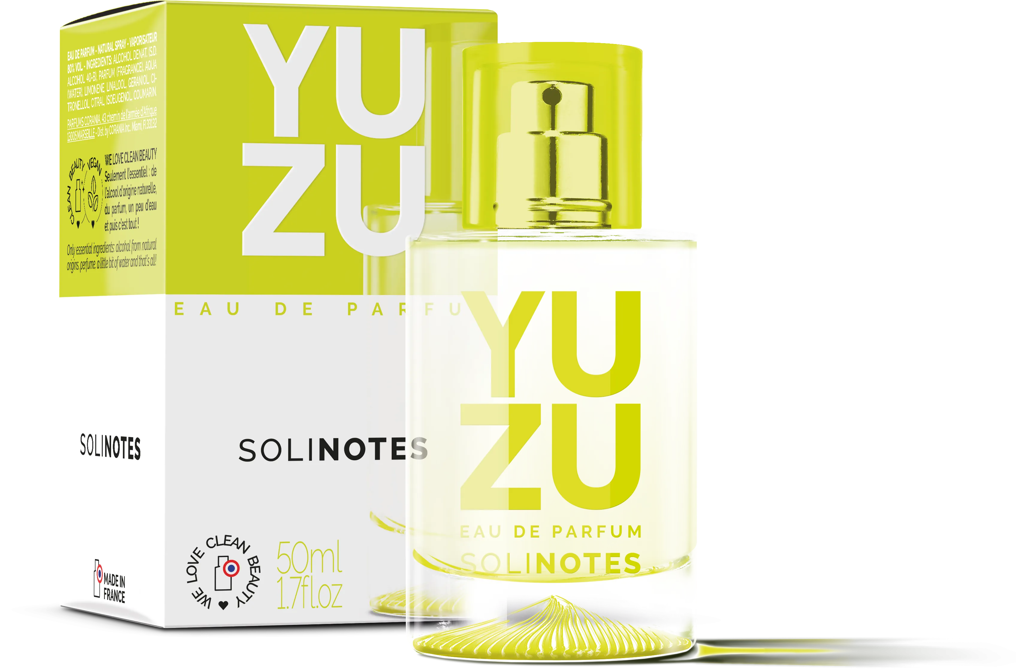 Solinotes - Yuzu Eau de Parfum 1.7 oz - CLEAN BEAUTY