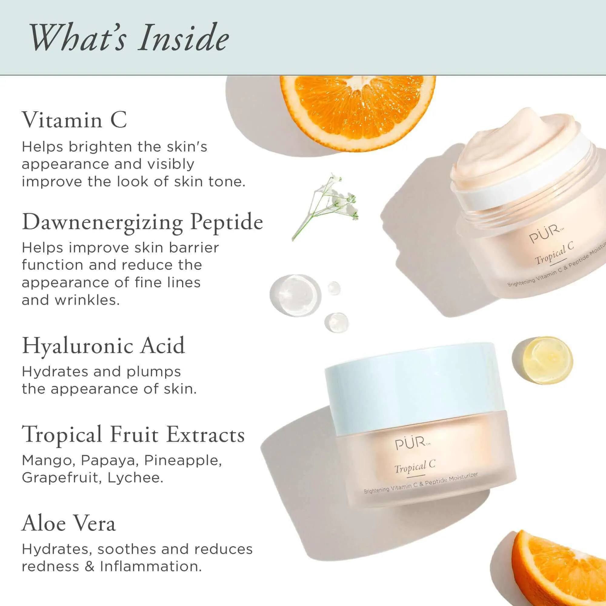 Tropical C Brightening Vitamin C & Peptide Moisturizer