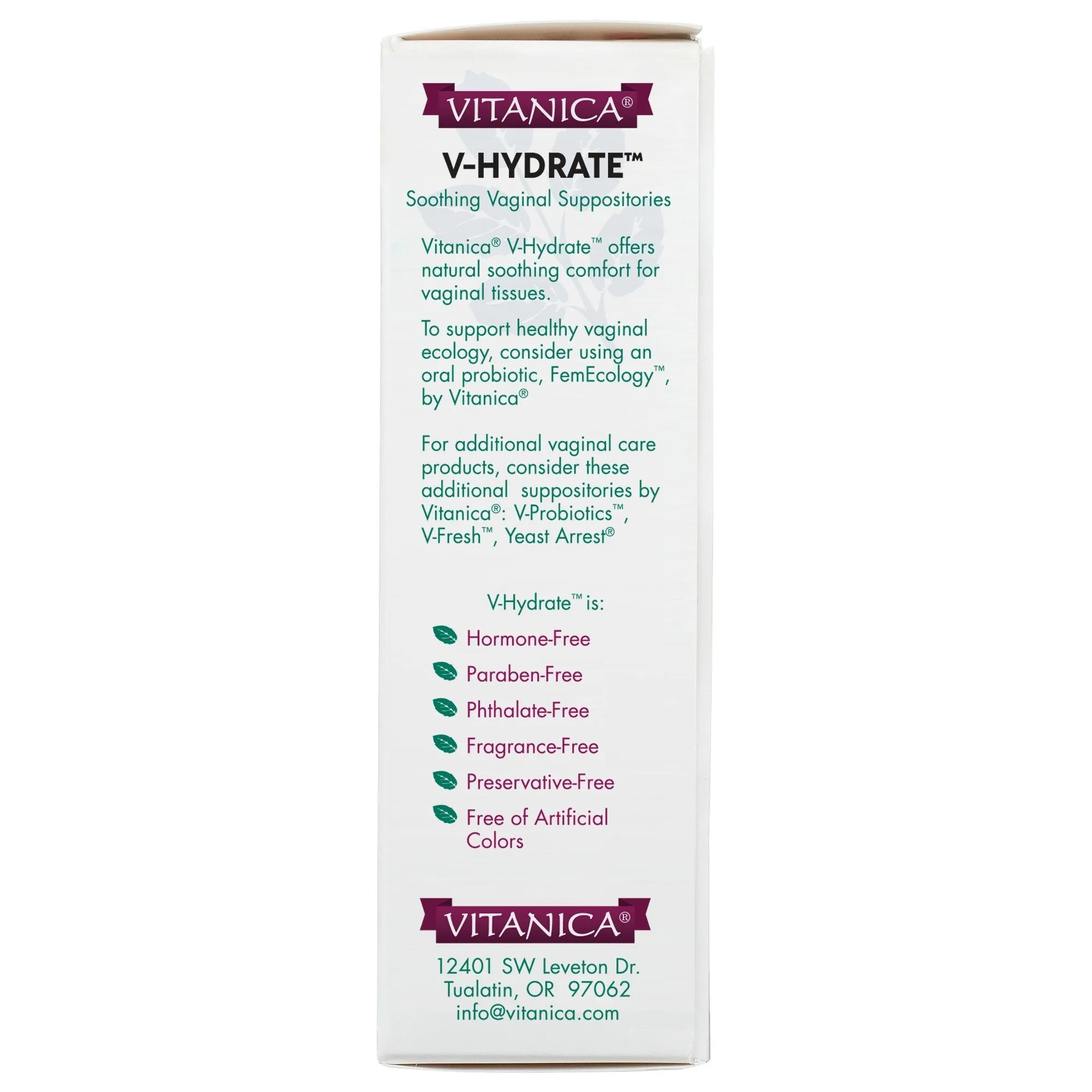 Vitanica V-Hydrate 24 Suppository